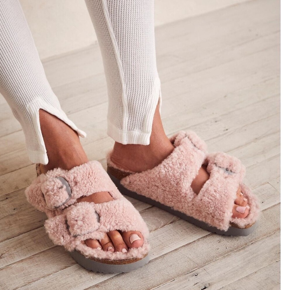 Papillio by Birkenstock Teddy Shearling
Sandals pink 37.